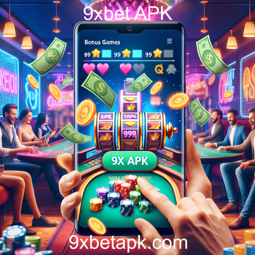Explorando os Jogos de Bônus na 9xbet APK